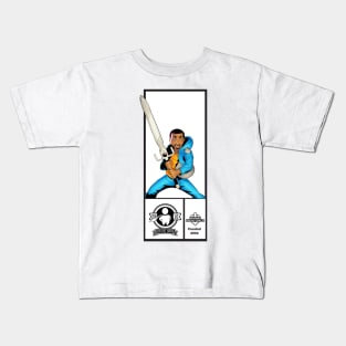 Kwame and Excalibur Corner Box Tee Kids T-Shirt